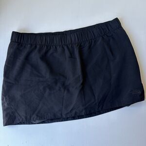 The North Face Class V Skort Black Hiking Tennis UPF 40 Flash Dry Size XXL